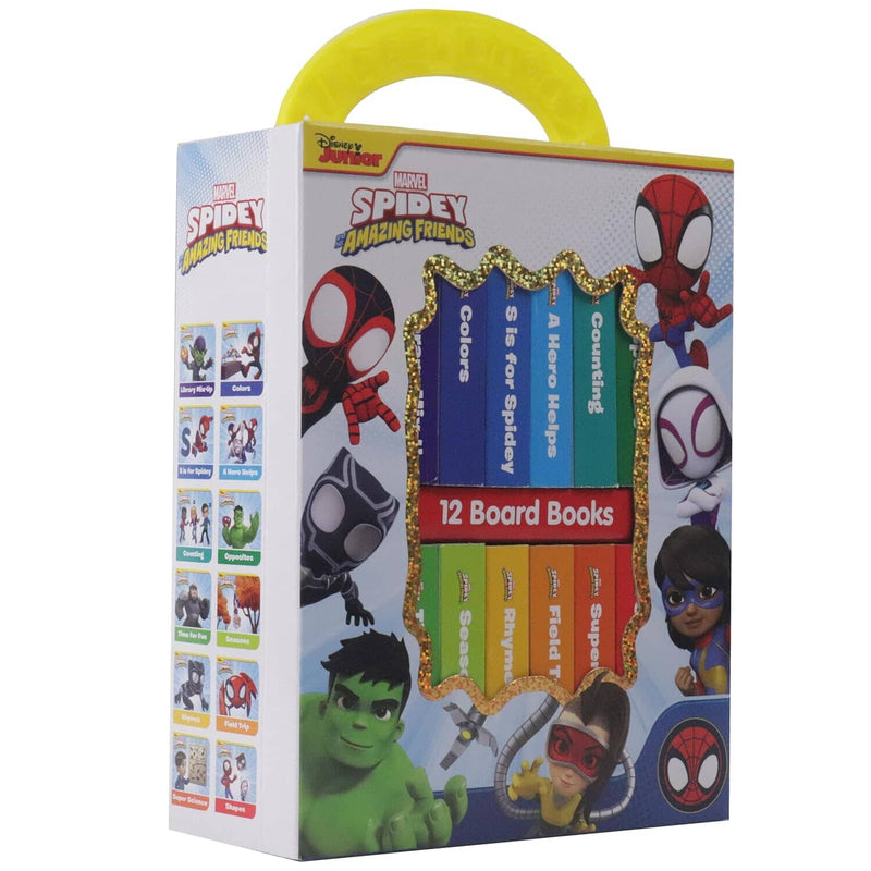 Disney Spidey and his Amazing Friends - My First Library 12 Board Book Set - Ages 0-5 - Hardback 0-5 Phoenix International Publications, Incorporated