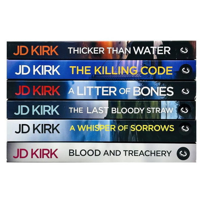 DCI Logan Crime Thrillers Series by JD Kirk 6 Books Collection Set (Book 1-6) - Fiction - Paperback Fiction Zertex Crime