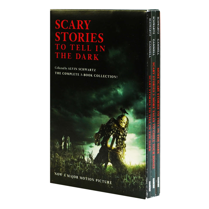 Scary Stories to Tell in the Dark by Alvin Schwartz 3 Books Collection Box Set - Ages 8-12 - Paperback 9-14 HarperCollins Publishers