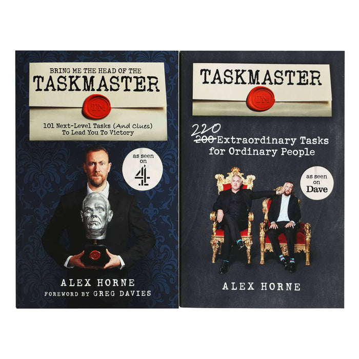Taskmaster Set Taskmaster by Alex Horne 2 Books Set — Books2Door