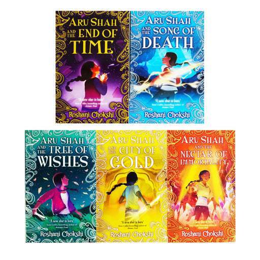Pandava Series Collection by Roshani Chokshi 5 Books Set - Ages 8-12 - Paperback 9-14 Scholastic