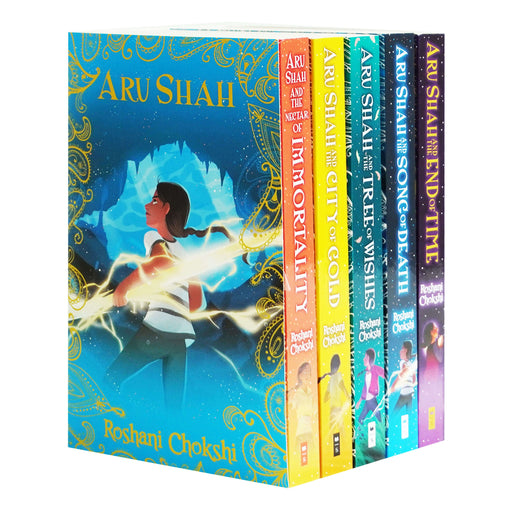 Pandava Series Collection by Roshani Chokshi 5 Books Set - Ages 8-12 - Paperback 9-14 Scholastic