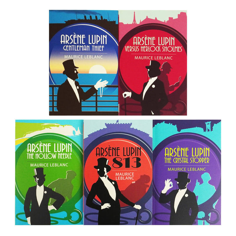 The Arsène Lupin Collection by Maurice Leblanc 5 Books Box Set - Fiction - Paperback Fiction Arcturus Publishing Ltd