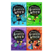 Diary of an Accidental Witch Series by Honor and Perdita Cargill 4 Books Collection Set - Ages 7-10 - Paperback 7-9 Little Tiger Press Group