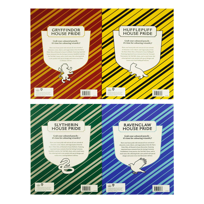 Harry Potter: An Official Colouring 4 Books Collection Set by Various Contributors - Paperback Non-Fiction Batsford Ltd