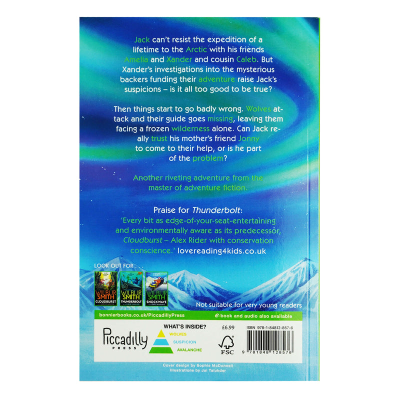 Shockwave by Wilbur A. Smith - Ages 9-12 - Fiction - Paperback 9-14 Piccadilly Press