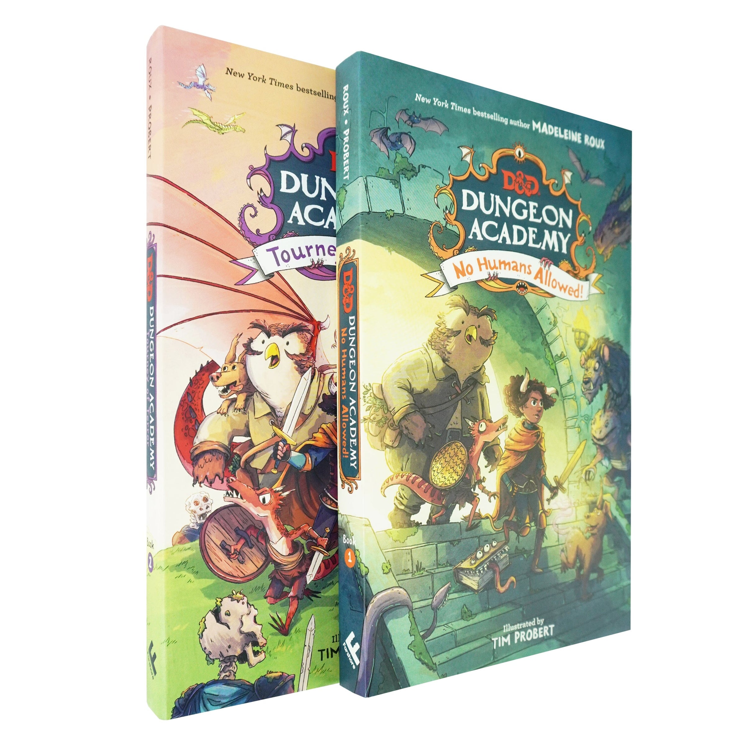 Dungeons & Dragons: Dungeon Academy Series by Madeleine Roux 2 Books C ...