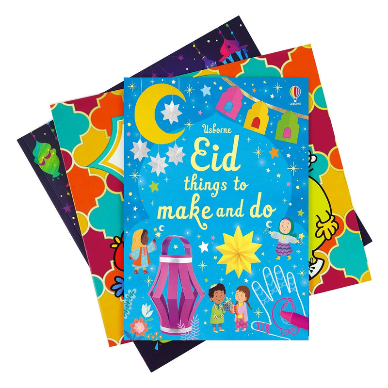 Eid Fun for Kids: Activity Stories & Stickers 3 Books Collection Set - Ages 3-7 - Paperback 0-5 Usborne Publishing Ltd