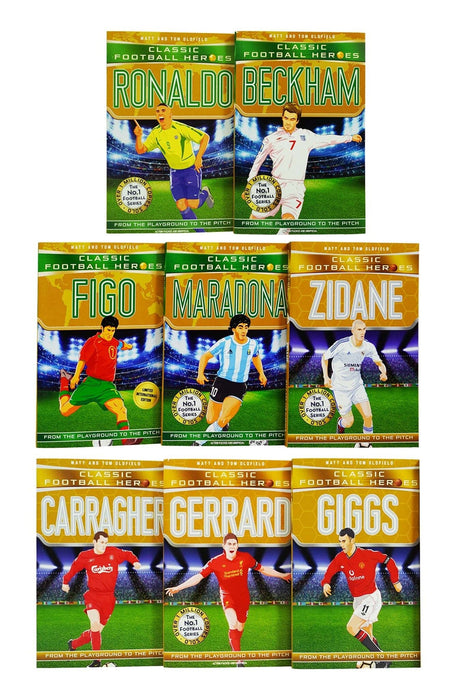 Classic Football Heroes Legend Series by Tom Oldfield & Matt Oldfield 8 Books Collection Set - Ages 9-14 - Paperback 9-14 John Blake Publishing Ltd