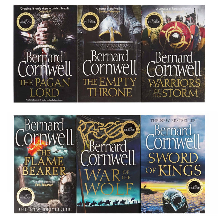 The Last Kingdom by Bernard Cornwell: Books 7-12 Collection 6 Books Set - Fiction - Paperback Fiction HarperCollins Publishers