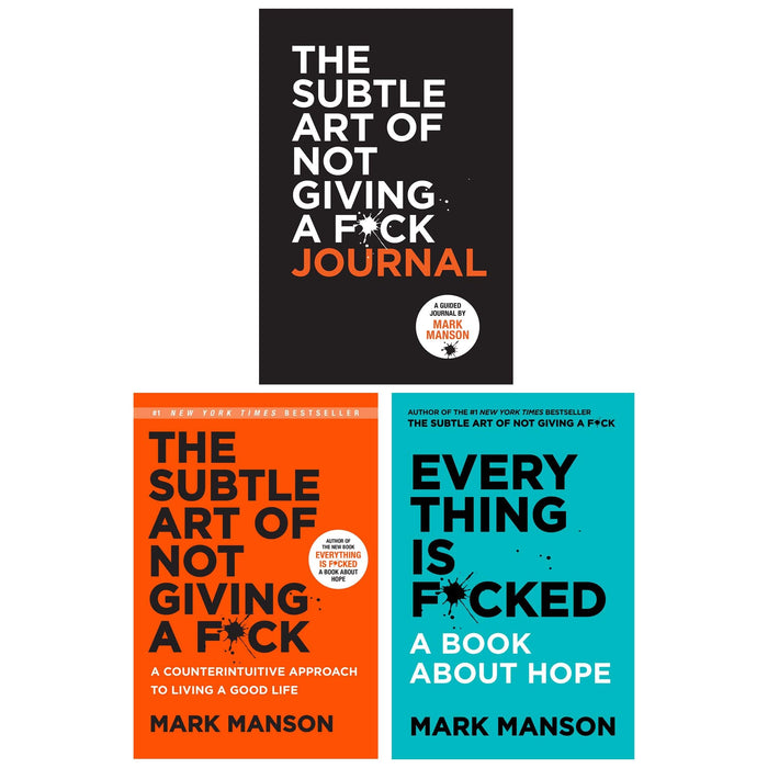 Mark Manson 3 Books Collection Set - Non-Fiction - Paperback Non-Fiction HarperCollins Publishers
