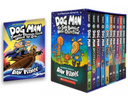 Dog Man 1-11: The Supa Buddies Mega Collection by Dav Pilkey 11 Books Box Set - Ages 6-12 - Hardback 7-9 Scholastic