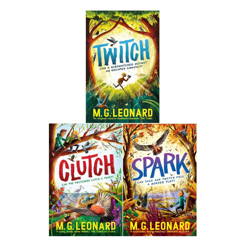 The Twitchers Series by M. G. Leonard: 3 Books Collection Set - Ages 8-13 - Paperback 9-14 Walker Books Ltd