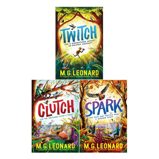 The Twitchers Series by M. G. Leonard: 3 Books Collection Set - Ages 8-13 - Paperback 9-14 Walker Books Ltd