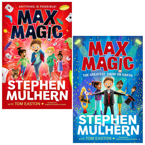 Max Magic Series By Stephen Mulhern And Tom Easton 2 Books Collection Set - Age 7-12 - Paperback 7-9 Piccadilly Press
