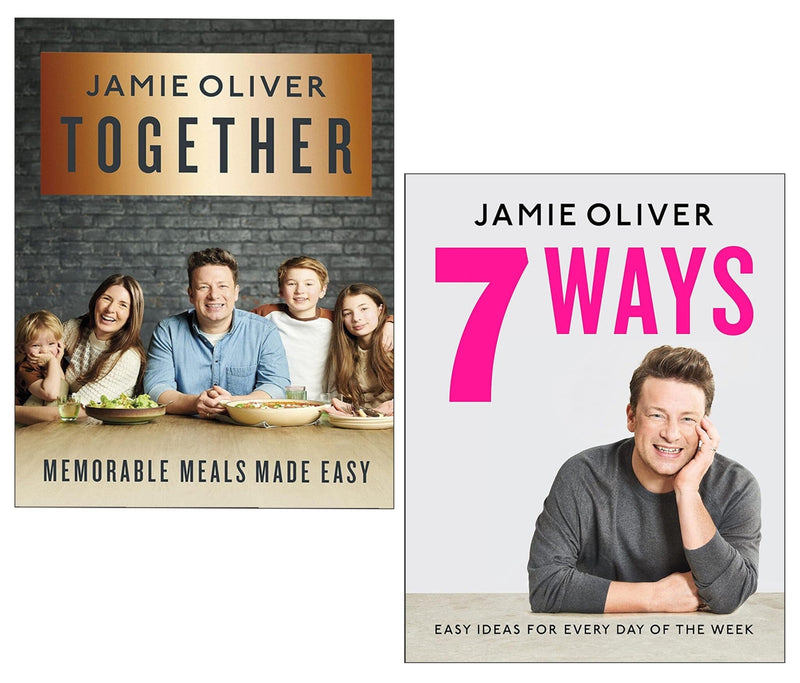 Jamie Oliver Collection (Together: Memorable Meals Made Easy, 7 Ways: Easy Ideas for Every Day of the Week) 2 Books Set - Non Fiction - Hardback Non-Fiction Macmillan