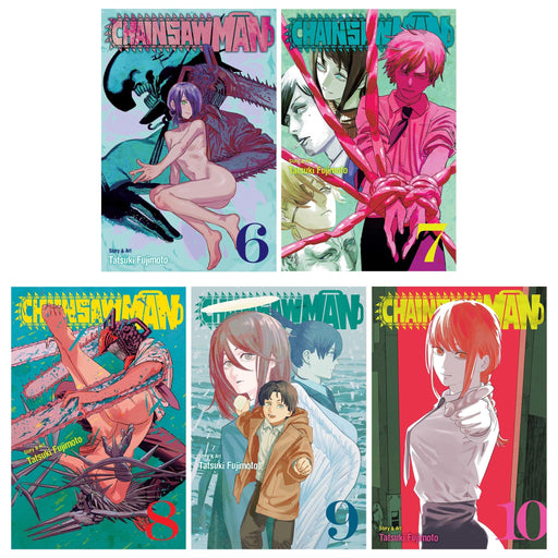 Chainsaw Man By Tatsuki Fujimoto 5 Books Collection (Volumes 6-10) - Fiction - Paperback Fiction Viz Media, Subs. of Shogakukan Inc