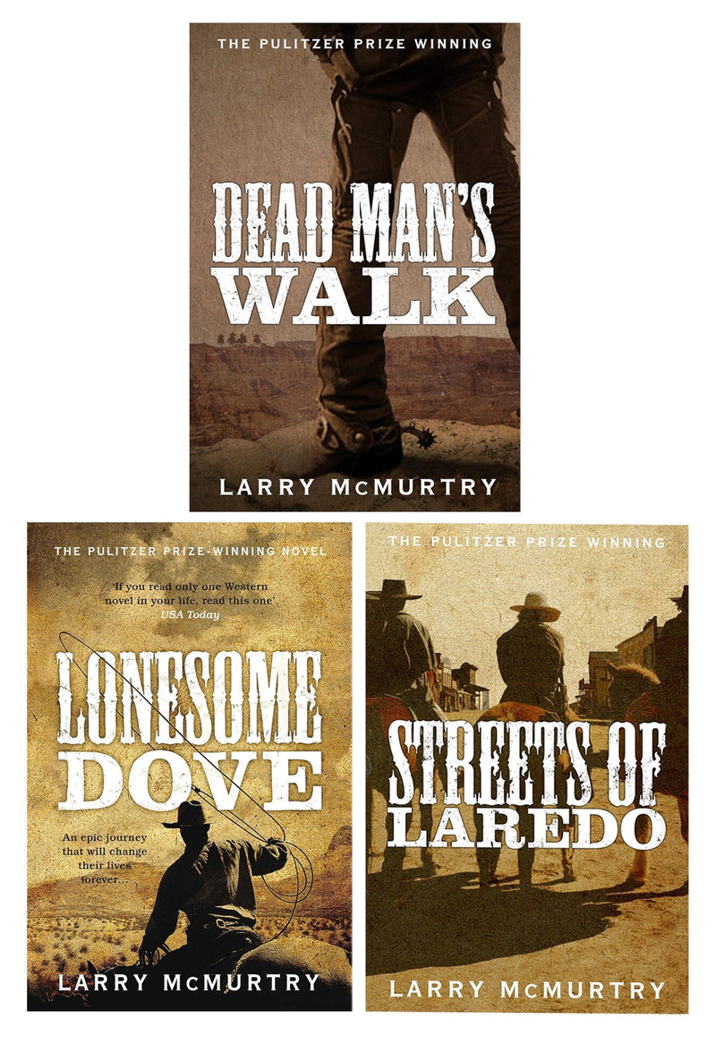 Lonesome Dove Series By Larry McMurtry 3 Books Collection - Fiction - Paperback Fiction Macmillan