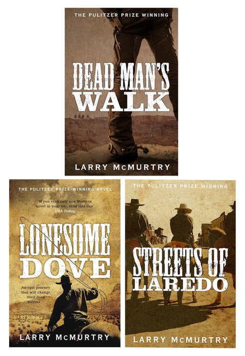Lonesome Dove Series By Larry McMurtry 3 Books Collection - Fiction - Paperback Fiction Macmillan