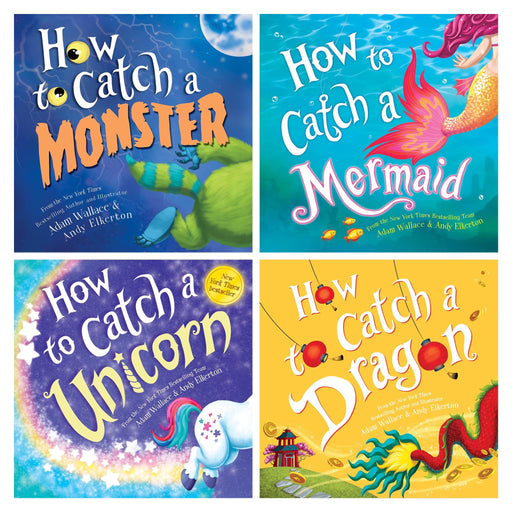 How to Catch Series By Adam Wallace 4 Books Collection Set - Ages 4-10 - Paperback 5-7 Sourcebooks Inc