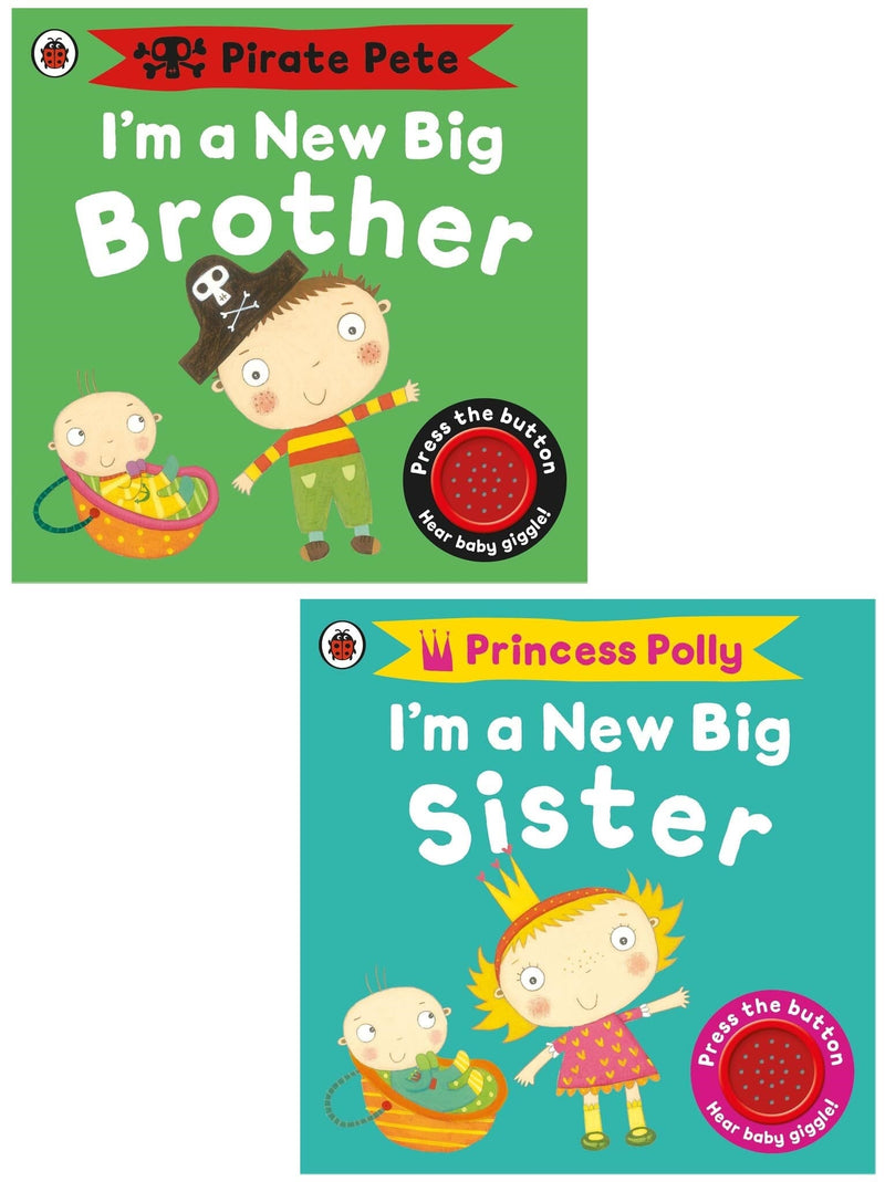 Pirate Pete and Princess Polly Series By Lady Bird 2 Books Collection Set - Ages 2-4 - Board Book 0-5 Penguin