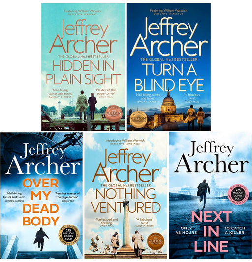 William Warwick Series By Jeffrey Archer 5 Books Collection Set - Fiction - Paperback Fiction Pan Macmillan