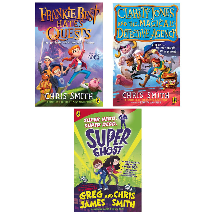 Chris Smith And Greg James 3 Books Collection Set - Ages 9-12 - Paperback 9-14 Penguin