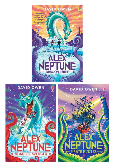 Alex Neptune Series By David Owen 3 Books Collection Set - Ages 9-12 - Paperback 9-14 Usborne Publishing Ltd