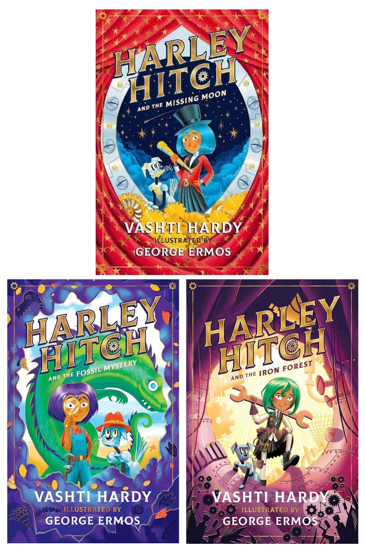 Harley Hitch Series By Vashti Hardy 3 Books Collection Set Ages 79