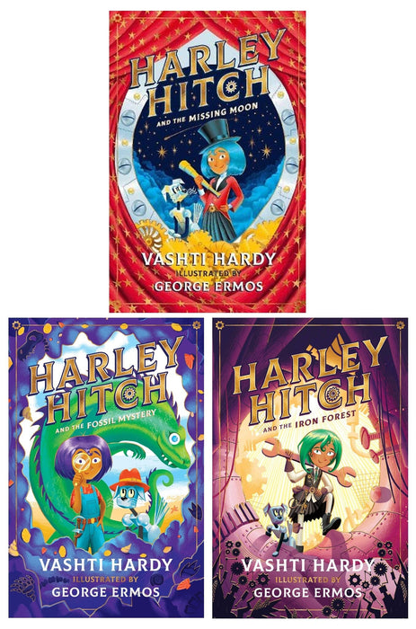 Harley Hitch Series By Vashti Hardy 3 Books Collection Set - Ages 7-9 - Paperback 7-9 Scholastic