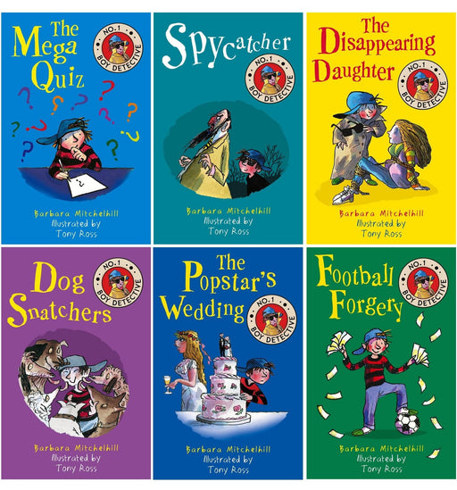 No. 1 Boy Detective Series By Barbara Mitchelhill 6 Books Collection - Ages 5-8 - Paperback 5-7 Andersen Press Ltd