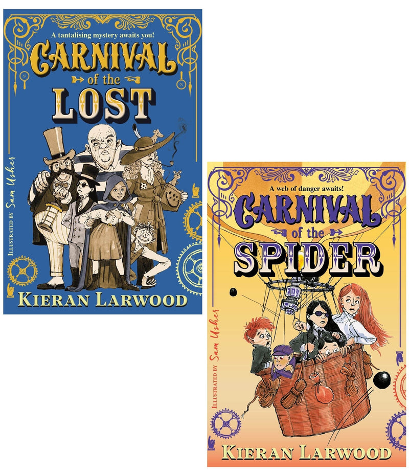 Carnival of the Lost Series By Kieran Larwood 2 Books Collection Set - Ages 9-12 - Paperback 9-14 Faber & Faber