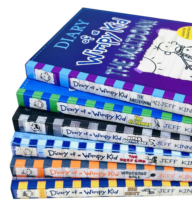 Diary of a Wimpy Kid by Jeff Kinney 6 Books Collection Set - Ages 7+ - Paperback B2D DEALS Penguin Random House