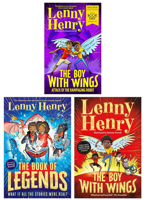 Lenny Henry 3 Books Collection Set - Ages 8-12 - Paperback 9-14 Pan Macmillan