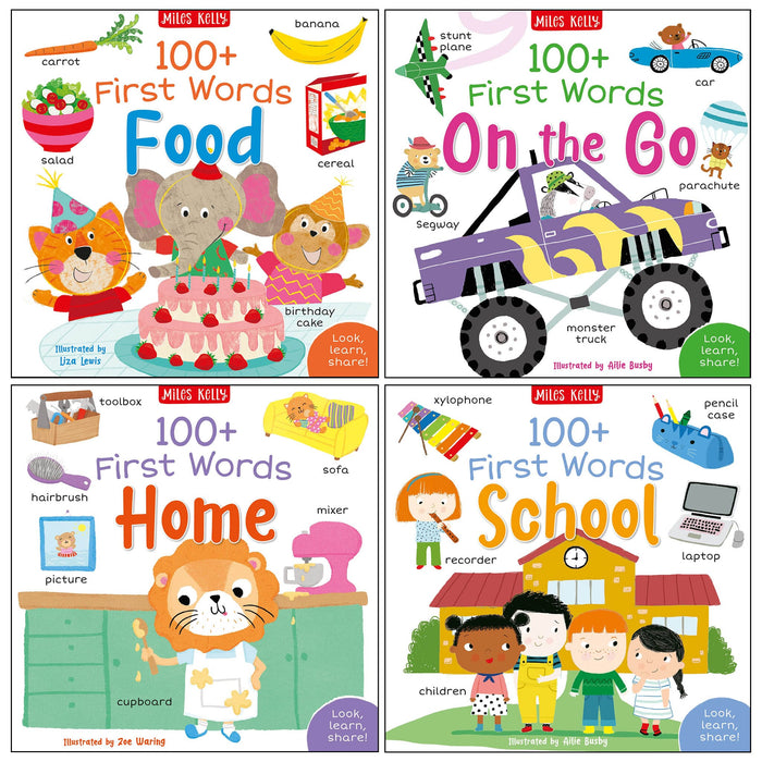 First Words My World By Miles Kelly 4 Books Collection Set - Ages 3+ - Paperback 0-5 Miles Kelly Publishing Ltd