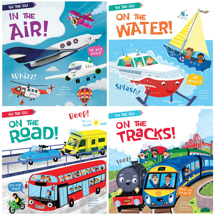 Things that Go! By Miles Kelly 4 Books Collection Set - Ages 3+ - Paperback 0-5 Miles Kelly Publishing Ltd