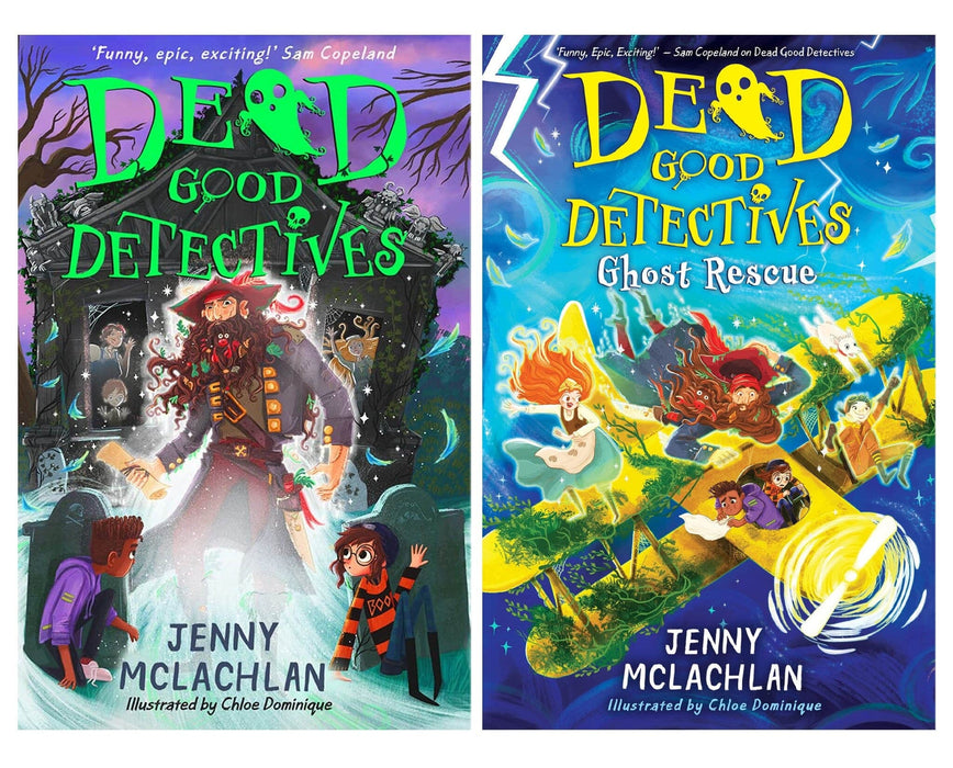Dead Good Detectives Series By Jenny McLachlan 2 Books Collection - Ages 8-12 - Paperback 9-14 HarperCollins Publishers