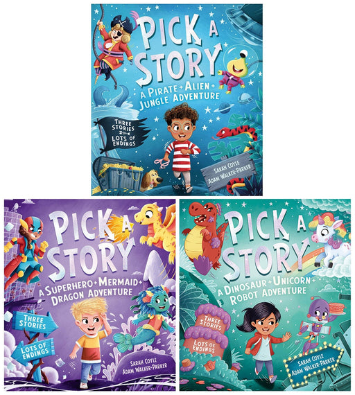 Pick a Story Series By Sarah Coyle 3 Books Collection Set - Ages 3-6 - Paperback 5-7 HarperCollins Publishers