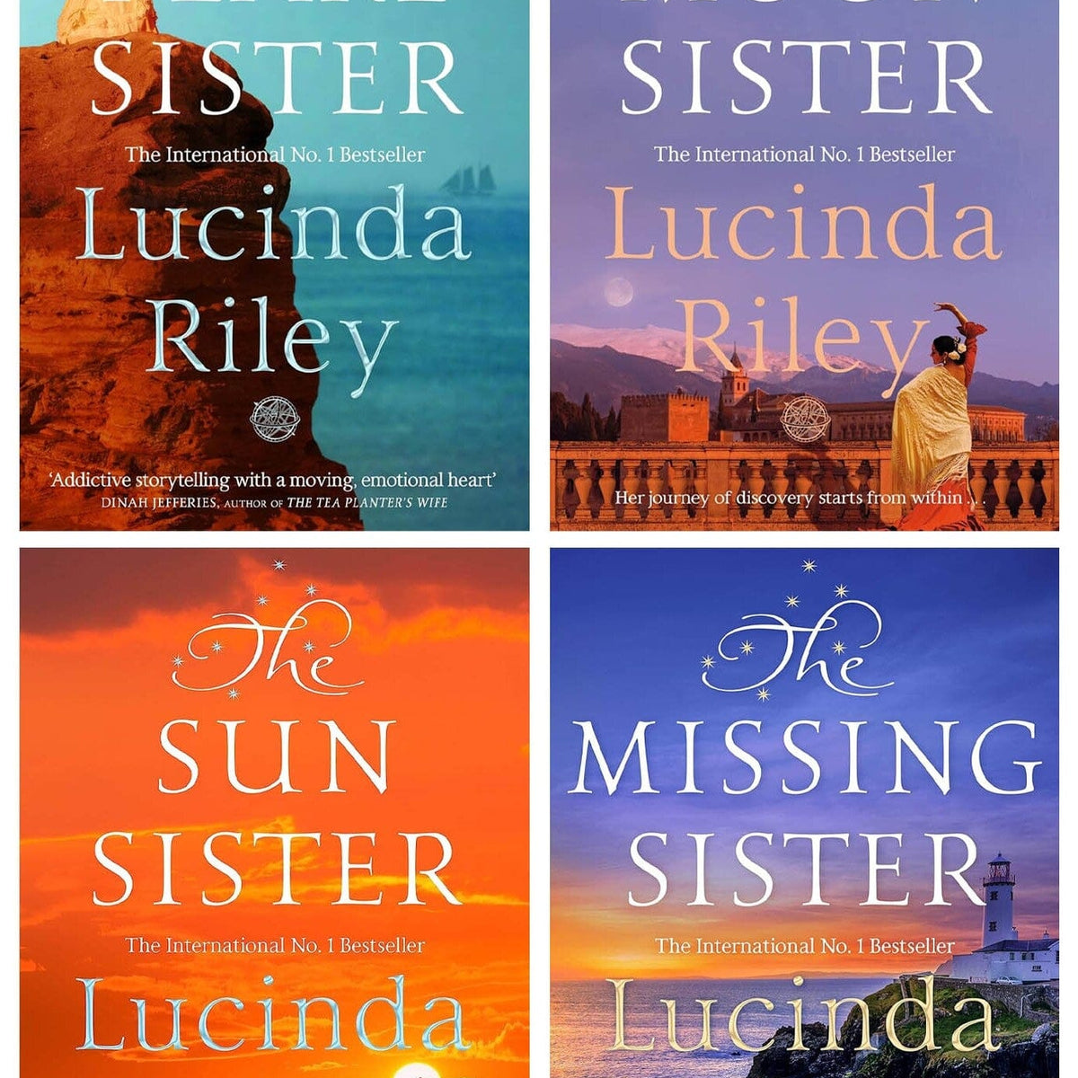 The Seven Sisters Series By Lucinda Riley 4 Books Collection Set Fic