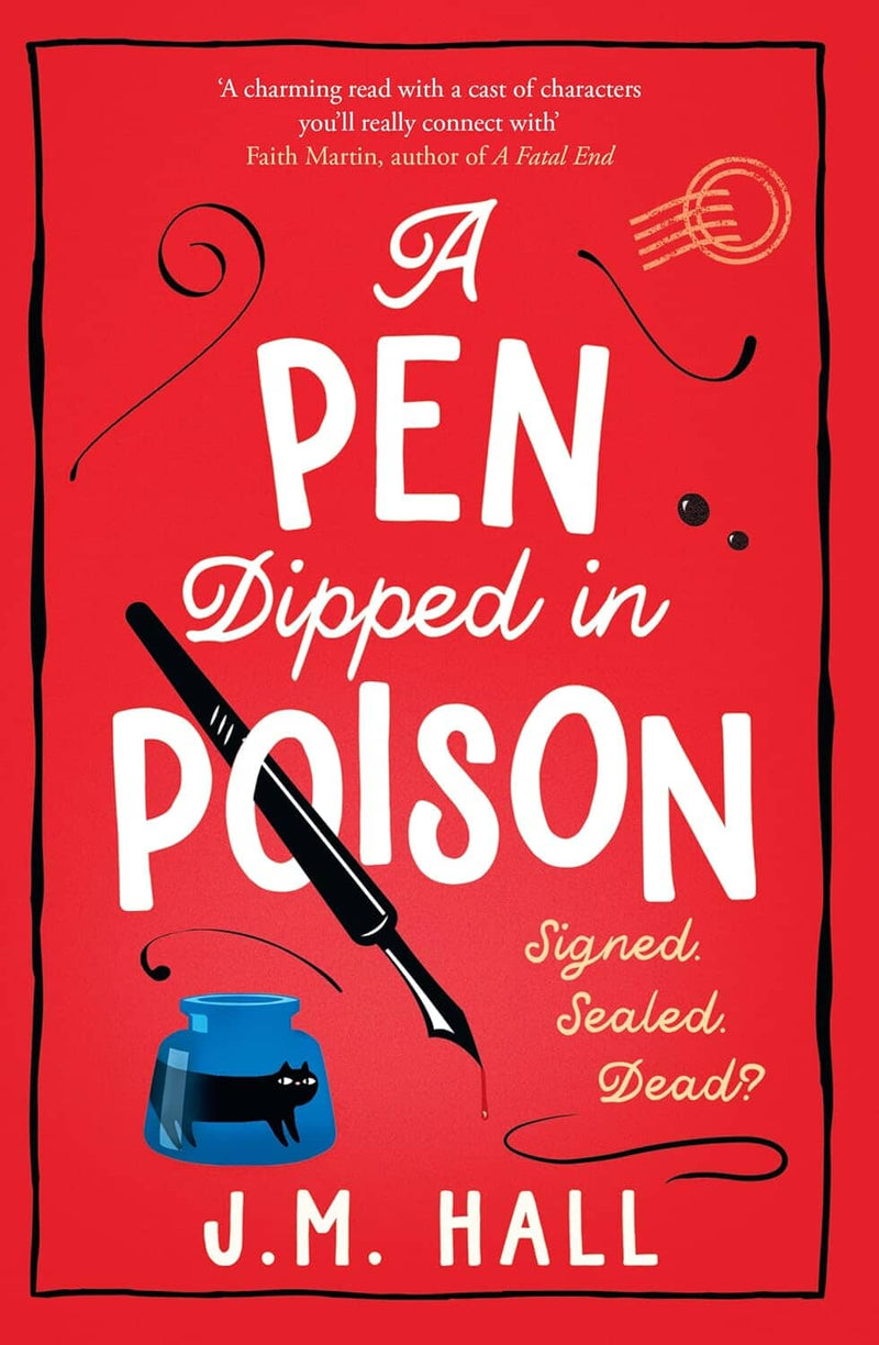 A Pen Dipped in Poison: A Witty And Cosy Mystery Story by J.M. Hall - Fiction - Paperback Fiction HarperCollins Publishers