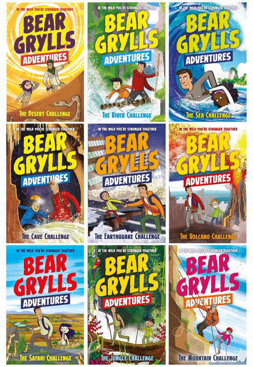 Bear Grylls Adventure Series 9 Books Collection Set - Ages 7-9 - Paperback 7-9 Bonnier Books Ltd