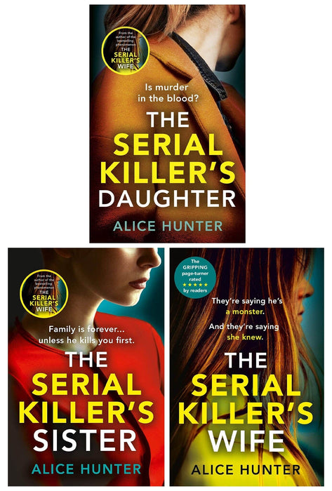 The Serial Killer Series By Alice Hunter 3 Books Collection Set - Fiction - Paperback Fiction HarperCollins Publishers