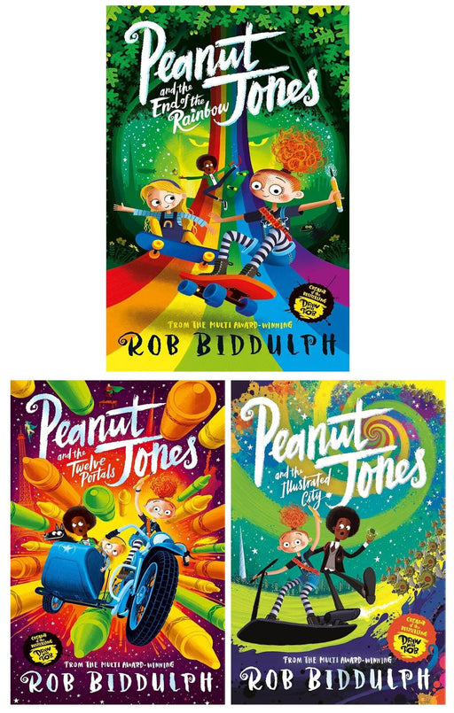 Peanut Jones Series By Rob Biddulph 3 Books Collection Set - Ages 8-11 - Paperback/Hardback 9-14 Pan Macmillan