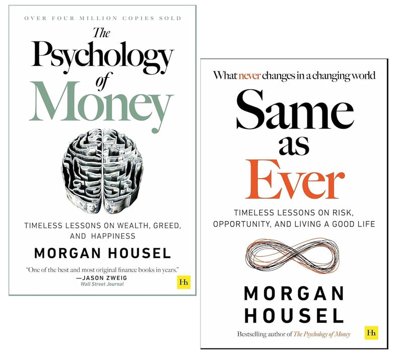 Same as Ever & The Psychology Of Money by Morgan Housel 2 Books Collection Set - Non Fiction - Paperback Non-Fiction Pan Macmillan