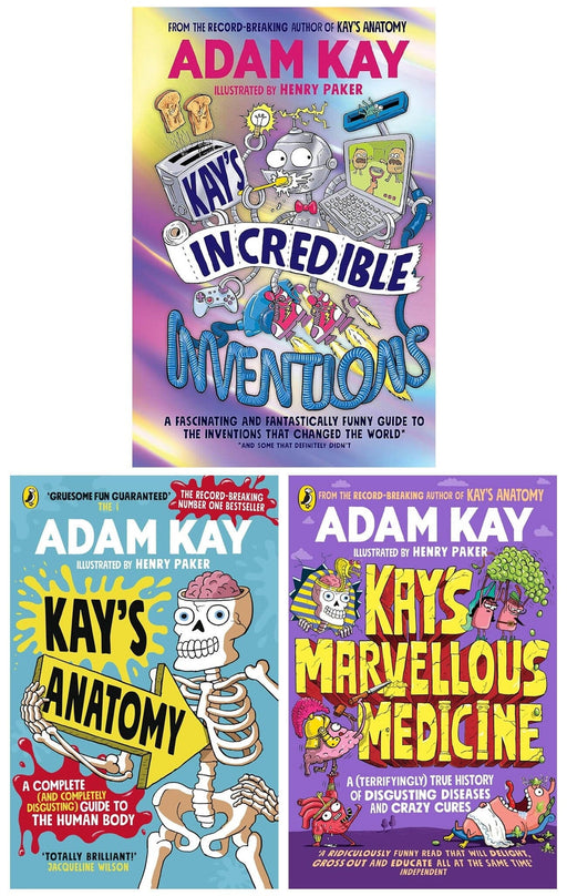 Adam Kay's 3 Books Collection Set - Ages 9+ - Paperback/Hardback 9-14 Penguin