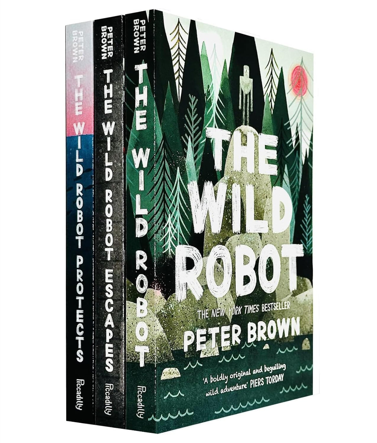 The Wild Robot Series By Peter Brown 3 Books Collection - Age 7-10 - P ...