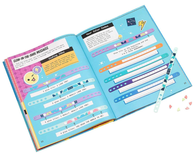 LEGO® DOTS®: Secret Coding Fun! (with stickers, LEGO tiles and two wristbands) - Ages 5-7 - Hardback 5-7 Studio Fun Intl