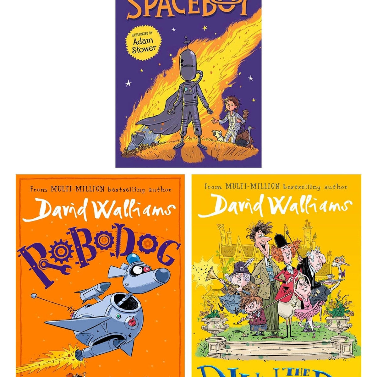 David Walliams Collection (Robodog, The Blunders & Spaceboy) 3