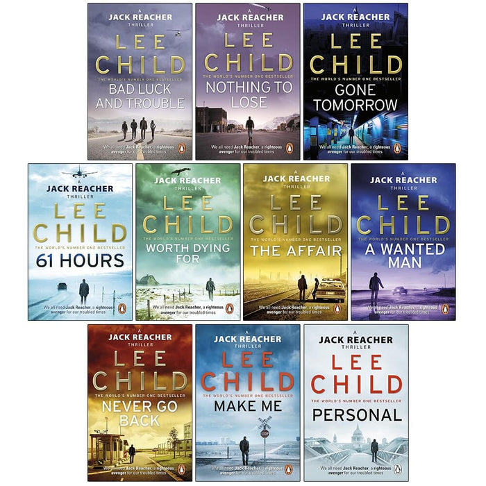 Jack Reacher by Lee Child: Books 11-20 Collection Set - Fiction - Paperback Fiction Penguin Random House