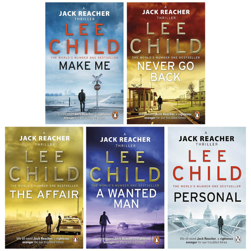 Jack Reacher Series by Lee Child: Books 16-20 Collection Set - Fiction - Paperback Fiction Penguin